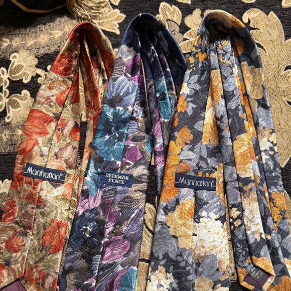 Floral Neckties (Bundle of 3) - Picture 9 of 16